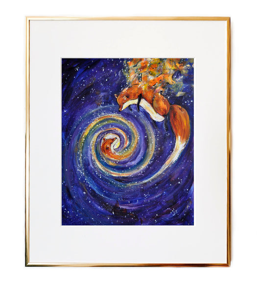Cosmic Fox - Fine Art Print