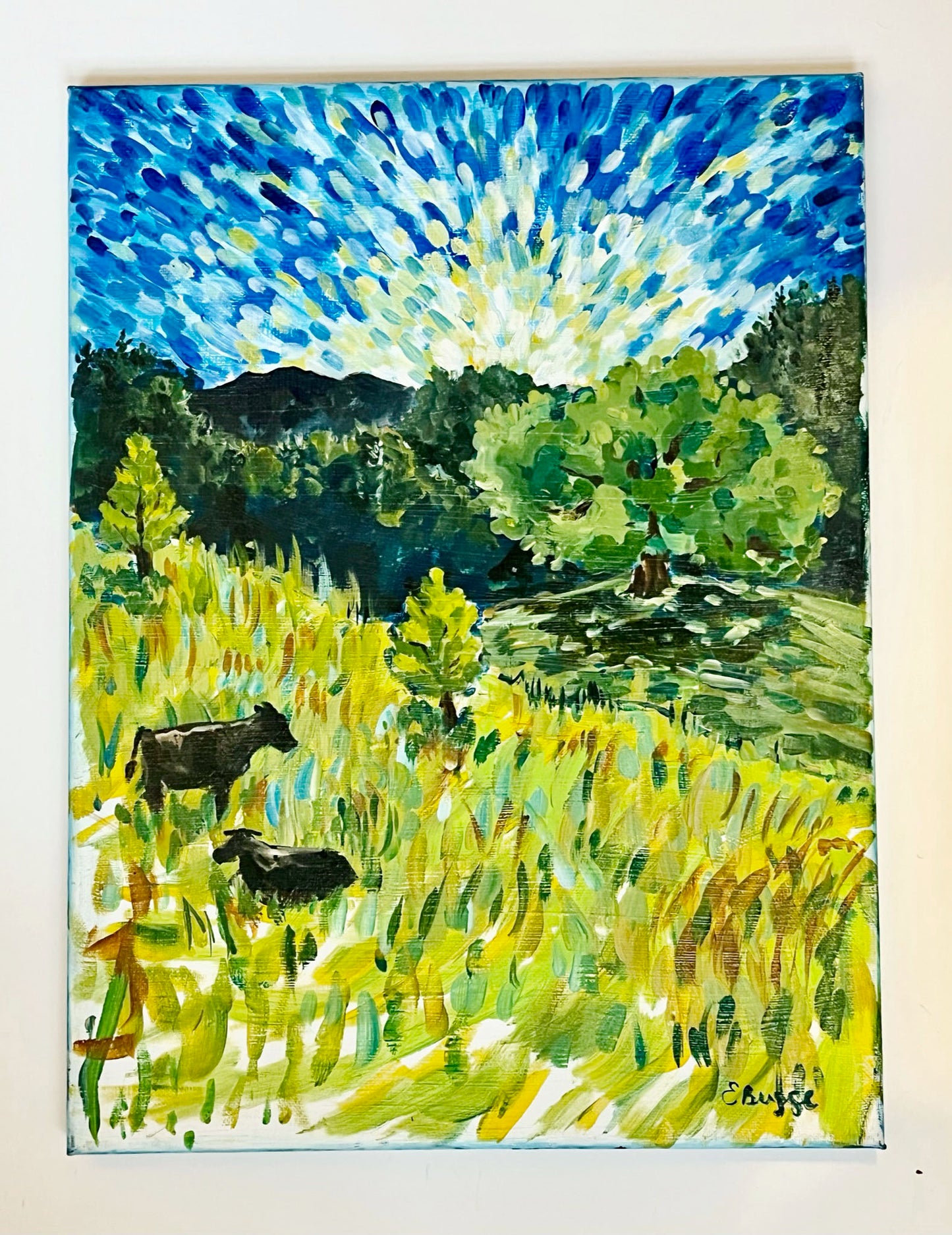 Field Day - Original Oil Painting