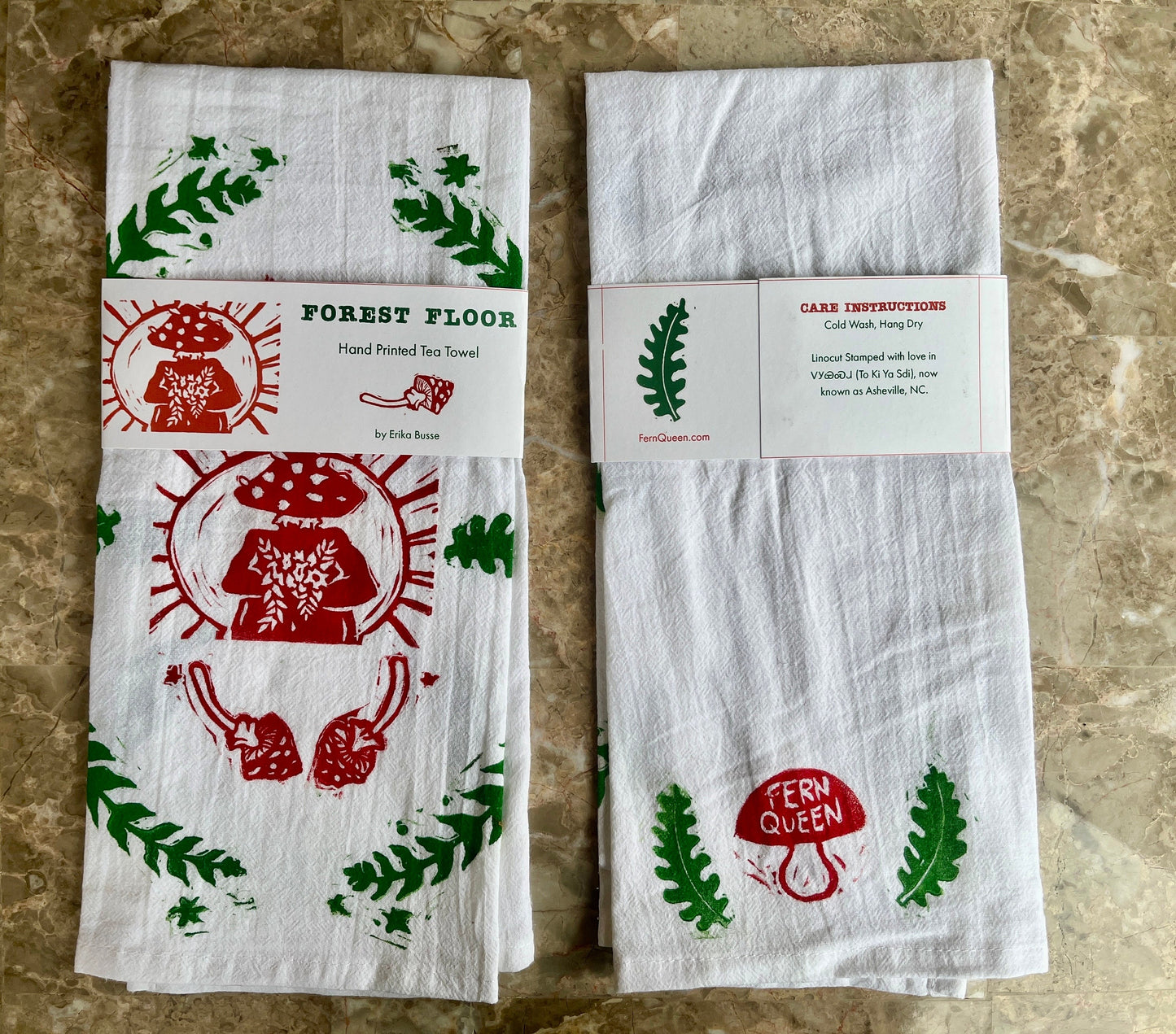 Forest Floor Tea Towel Design